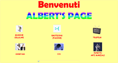 Desktop Screenshot of albertspage.it